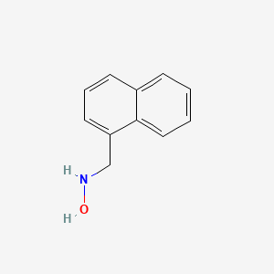molecular formula C11H11NO B3318139 N-(naphthalen-1-ylmethyl)hydroxylamine CAS No. 98978-49-5