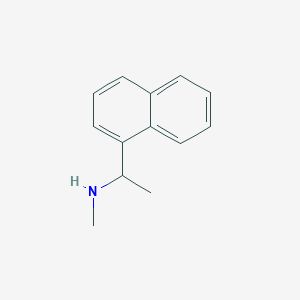 molecular formula C13H15N B3318146 Methyl[1-(naphthalen-1-yl)ethyl]amine CAS No. 98978-55-3