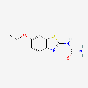molecular formula C10H11N3O2S B3318170 (6-Ethoxy-1,3-benzothiazol-2-yl)urea CAS No. 99056-23-2