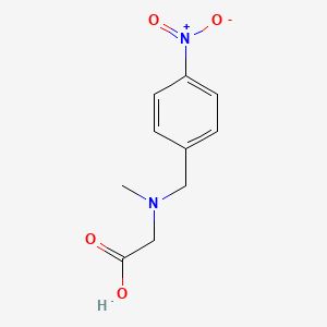 molecular formula C10H12N2O4 B3318187 [Methyl-(4-nitro-benzyl)-amino]-acetic acid CAS No. 99069-05-3