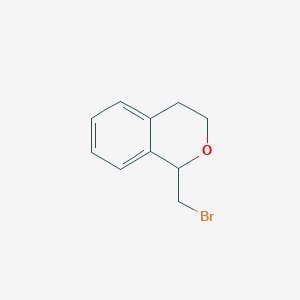 molecular formula C10H11BrO B3318188 1-(bromomethyl)-3,4-dihydro-1H-2-benzopyran CAS No. 99070-15-2