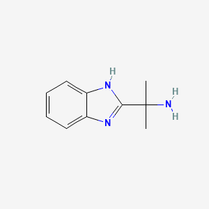 molecular formula C10H13N3 B3318214 2-(1H-Benzo[d]imidazol-2-yl)propan-2-amine CAS No. 99168-04-4