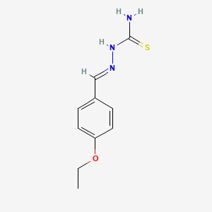 molecular formula C10H13N3OS B3318229 4-Ethoxybenzaldehyde thiosemicarbazone CAS No. 99168-23-7