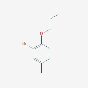 molecular formula C10H13BrO B3318247 2-Bromo-4-methyl-1-propoxybenzene CAS No. 99187-38-9