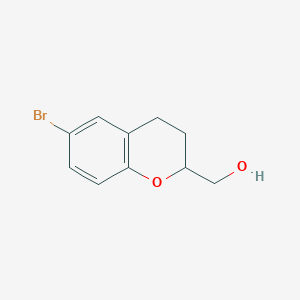 molecular formula C10H11BrO2 B3318251 (6-Bromo-3,4-dihydro-2h-chromen-2-yl)methanol CAS No. 99199-55-0