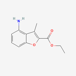 4-Amino-3-methyl-benzofuran-2-carboxylic acid ethyl ester