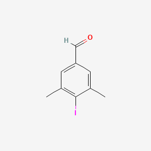 molecular formula C9H9IO B3318291 4-碘-3,5-二甲基苯甲醛 CAS No. 99357-51-4