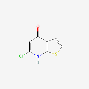 molecular formula C7H4ClNOS B3318341 6-Chlorothieno[2,3-b]pyridin-4-ol CAS No. 99429-86-4