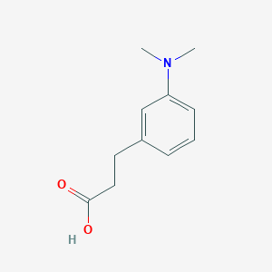 molecular formula C11H15NO2 B3318357 3-(3-(Dimethylamino)phenyl)propanoic acid CAS No. 99528-14-0