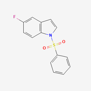 molecular formula C14H10FNO2S B3318363 5-氟-1-(苯磺酰基)-1H-吲哚 CAS No. 99532-44-2