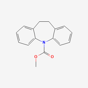 molecular formula C16H15NO2 B3318370 methyl 10,11-dihydro-5H-dibenzo[b,f]azepine-5-carboxylate CAS No. 99554-40-2