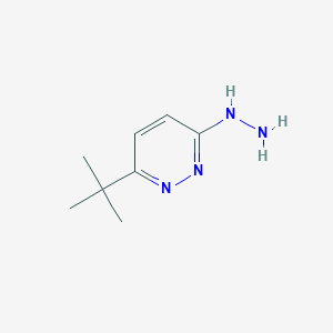 molecular formula C8H14N4 B3318373 3-叔丁基-6-肼基哒嗪 CAS No. 99565-11-4
