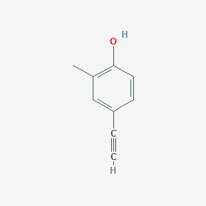 molecular formula C9H8O B3318381 4-Ethynyl-2-methylphenol CAS No. 99595-76-3