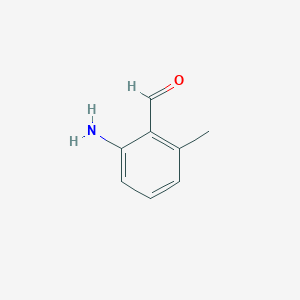 molecular formula C8H9NO B3318386 2-氨基-6-甲基苯甲醛 CAS No. 99646-81-8