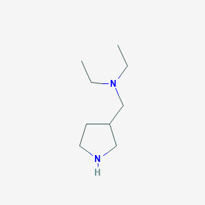 molecular formula C9H20N2 B3318397 Diethyl(pyrrolidin-3-ylmethyl)amine CAS No. 99724-18-2