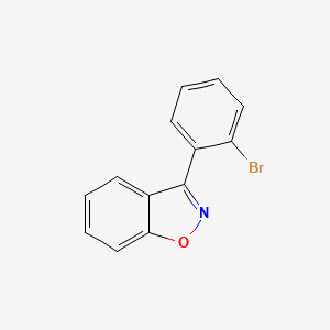 molecular formula C13H8BrNO B3318423 3-(2-Bromophenyl)benzo[d]isoxazole CAS No. 99763-22-1