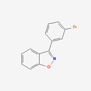 molecular formula C13H8BrNO B3318431 3-(3-Bromophenyl)benzo[d]isoxazole CAS No. 99763-25-4