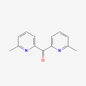 molecular formula C13H12N2O B3318437 Bis(6-methylpyridin-2-yl)methanone CAS No. 99765-49-8