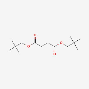 molecular formula C14H26O4 B3318480 Bis(2,2-dimethylpropyl) butanedioate CAS No. 999-20-2