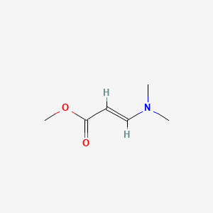 molecular formula C6H11NO2 B3318484 (E)-methyl 3-(dimethylamino)acrylate CAS No. 999-59-7