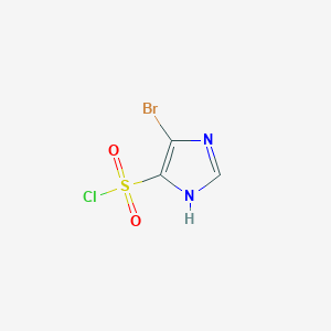molecular formula C3H2BrClN2O2S B3318485 4-bromo-1H-imidazole-5-sulfonyl chloride CAS No. 99903-04-5