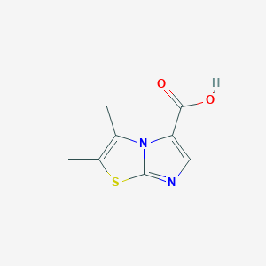 molecular formula C8H8N2O2S B3318579 2,3-二甲基咪唑并[2,1-b]噻唑-5-羧酸 CAS No. 1007875-84-4