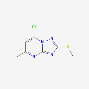 7-Chloro-5-methyl-2-(methylthio)-[1,2,4]triazolo[1,5-a]pyrimidine