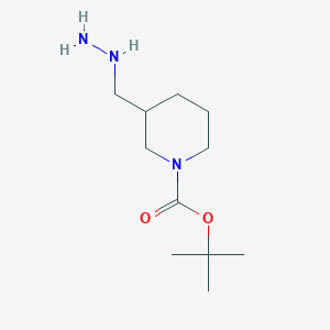 Tert-butyl 3-(hydrazinylmethyl)piperidine-1-carboxylate