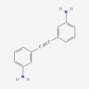 molecular formula C14H12N2 B3318830 3,3'-(Ethyne-1,2-diyl)dianiline CAS No. 102852-93-7