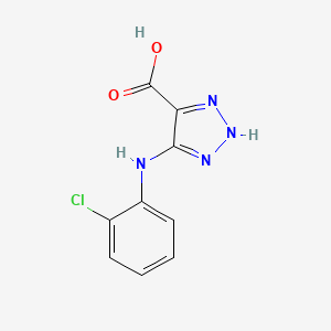 molecular formula C9H7ClN4O2 B3318873 5-(2-Chlorophenylamino)-1H-1,2,3-triazole-4-carboxylic acid CAS No. 1032507-28-0