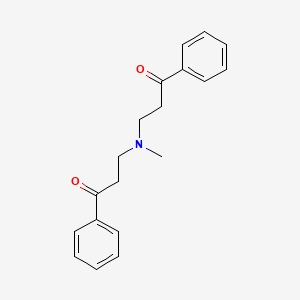 3-[Methyl(3-oxo-3-phenylpropyl)amino]-1-phenylpropan-1-one