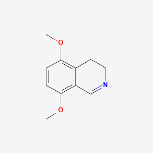 molecular formula C11H13NO2 B3318911 Isoquinoline, 3,4-dihydro-5,8-dimethoxy- CAS No. 103796-55-0