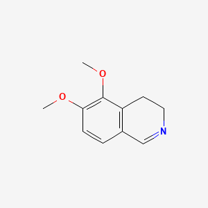 molecular formula C11H13NO2 B3318912 Isoquinoline, 3,4-dihydro-5,6-dimethoxy- CAS No. 103797-01-9