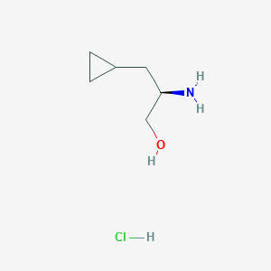 (R)-2-Amino-3-cyclopropylpropan-1-ol hydrochloride