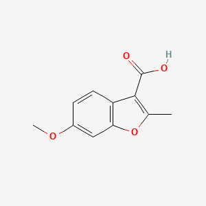 6-Methoxy-2-methylbenzofuran-3-carboxylic acid