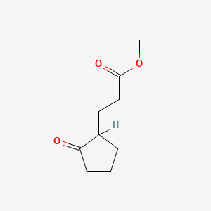 molecular formula C9H14O3 B3318941 Methyl 3-(2-oxocyclopentyl)propanoate CAS No. 10407-36-0