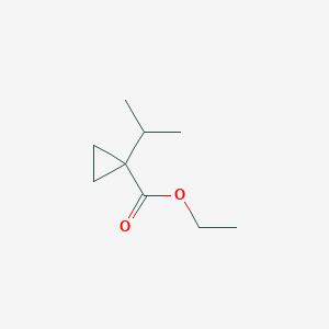 molecular formula C9H16O2 B3318948 Ethyl 1-(propan-2-yl)cyclopropane-1-carboxylate CAS No. 104131-91-1