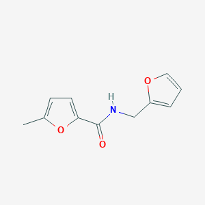 molecular formula C11H11NO3 B331900 N-(furan-2-ylmethyl)-5-methylfuran-2-carboxamide 