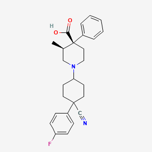 molecular formula C26H29FN2O2 B3319041 Unii-LZ96QV2C42 CAS No. 105452-52-6