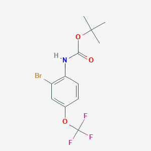 tert-Butyl (2-bromo-4-(trifluoromethoxy)phenyl)carbamate