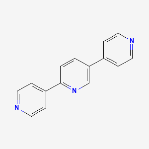 molecular formula C15H11N3 B3319068 2,5-二(吡啶-4-基)吡啶 CAS No. 106047-32-9