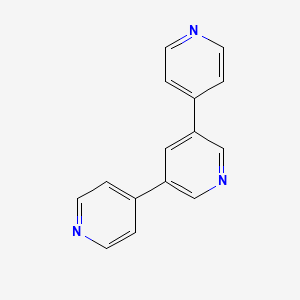 molecular formula C15H11N3 B3319069 3,5-Di(pyridin-4-yl)pyridine CAS No. 106047-37-4