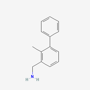 molecular formula C14H15N B3319073 (2-甲基-[1,1'-联苯]-3-基)甲胺 CAS No. 1061650-37-0