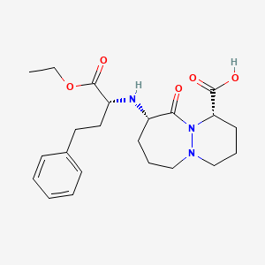 (1S,9S)-9-[[(R)-1-Ethoxycarbonyl-3-phenylpropyl]amino]octahydro-10-oxo-6H-pyridazino[1,2-a][1,2]diazepine-1-carboxylic acid