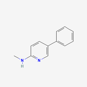 molecular formula C12H12N2 B3319160 2-Pyridinamine,N-methyl-5-phenyl- CAS No. 107351-83-7