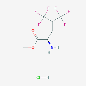 (L)-5,5,5,5',5',5'-Hexafluoroleucine methyl ester hydrochloride