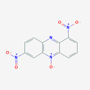 molecular formula C12H6N4O5 B3319203 1,7-Dinitrophenazine 5-oxide CAS No. 108272-86-2