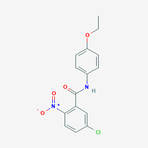 molecular formula C15H13ClN2O4 B331928 5-chloro-N-(4-ethoxyphenyl)-2-nitrobenzamide 