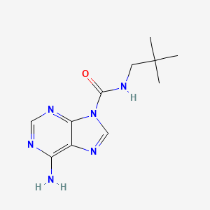 6-Amino-N-neopentyl-9H-purine-9-carboxamide