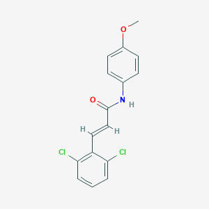 (2E)-3-(2,6-dichlorophenyl)-N-(4-methoxyphenyl)prop-2-enamide